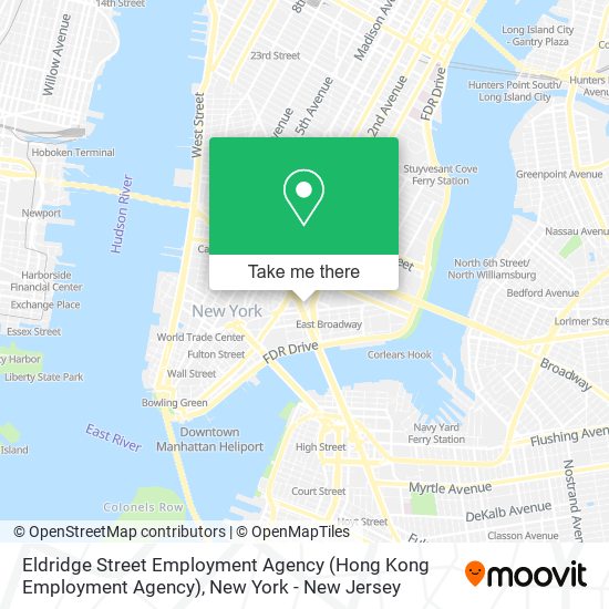 Eldridge Street Employment Agency (Hong Kong Employment Agency) map