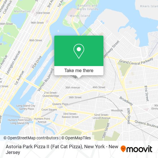 Astoria Park Pizza II (Fat Cat Pizza) map