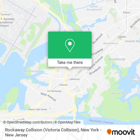 Mapa de Rockaway Collision (Victoria Collision)