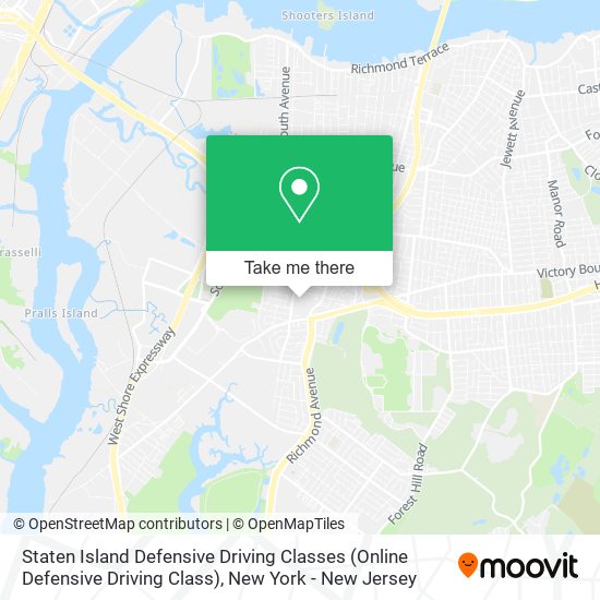 Staten Island Defensive Driving Classes (Online Defensive Driving Class) map