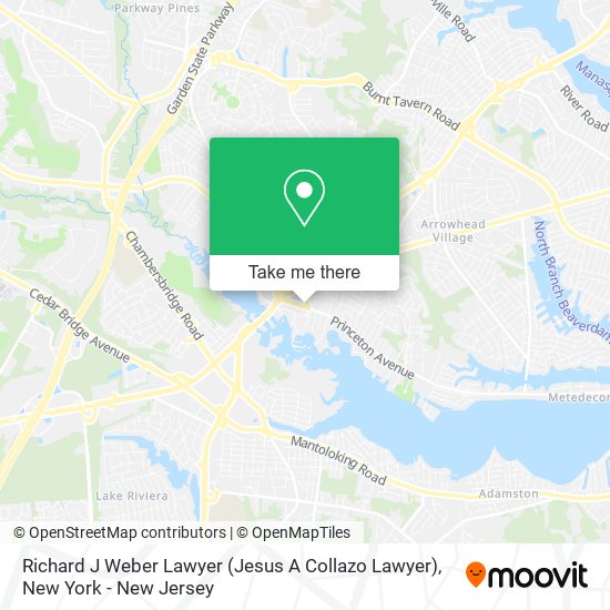 Richard J Weber Lawyer (Jesus A Collazo Lawyer) map