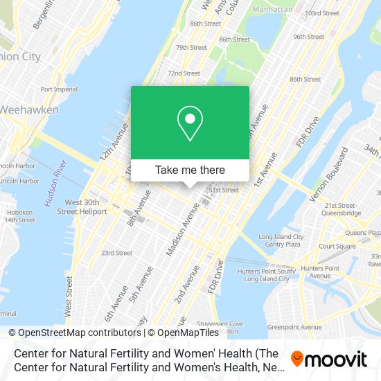 Mapa de Center for Natural Fertility and Women' Health