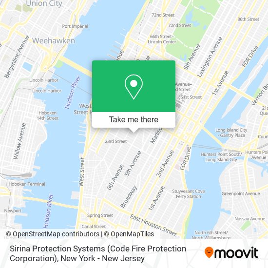 Sirina Protection Systems (Code Fire Protection Corporation) map