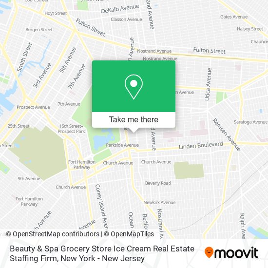 Mapa de Beauty & Spa Grocery Store Ice Cream Real Estate Staffing Firm