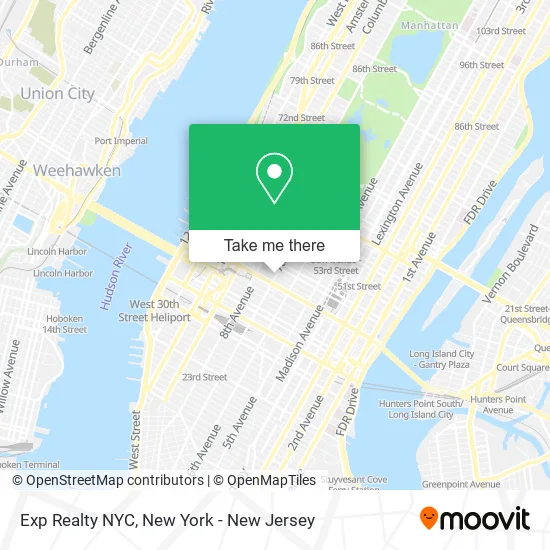 Exp Realty NYC map