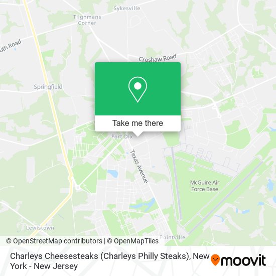 Charleys Cheesesteaks (Charleys Philly Steaks) map