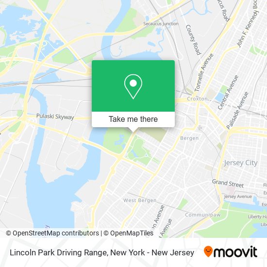 Mapa de Lincoln Park Driving Range