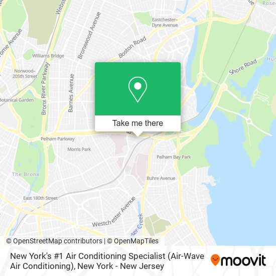 Mapa de New York's #1 Air Conditioning Specialist (Air-Wave Air Conditioning)