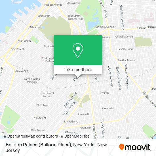 Mapa de Balloon Palace (Balloon Place)