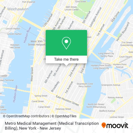 Metro Medical Management (Medical Transcription Billing) map