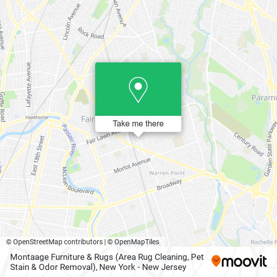 Mapa de Montaage Furniture & Rugs (Area Rug Cleaning, Pet Stain & Odor Removal)