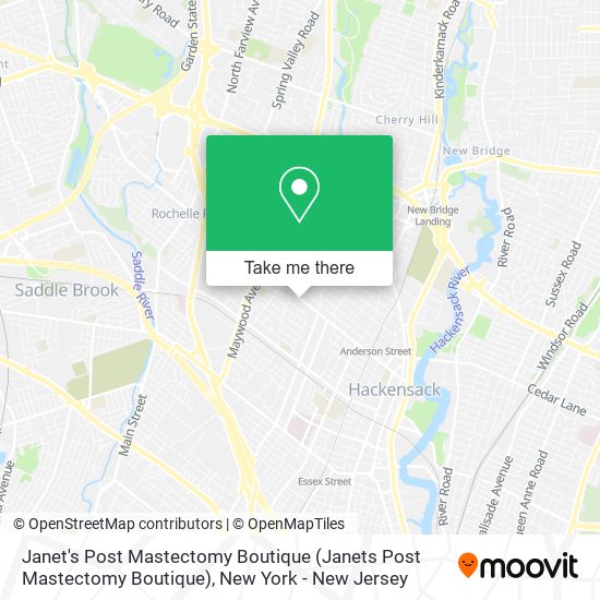 Mapa de Janet's Post Mastectomy Boutique (Janets Post Mastectomy Boutique)