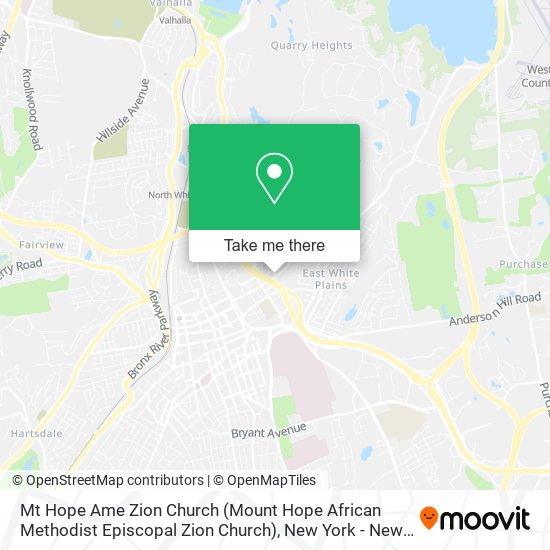 Mt Hope Ame Zion Church (Mount Hope African Methodist Episcopal Zion Church) map