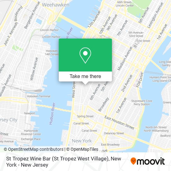 St Tropez Wine Bar (St Tropez West Village) map