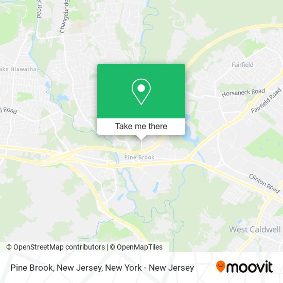 Pine Brook, New Jersey map