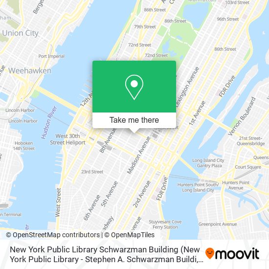 New York Public Library Schwarzman Building map