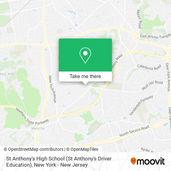 St Anthony's High School (St Anthony's Driver Education) map