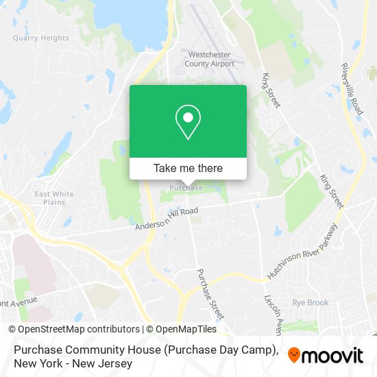Mapa de Purchase Community House (Purchase Day Camp)