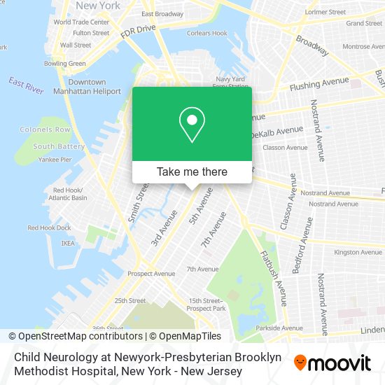 Child Neurology at Newyork-Presbyterian Brooklyn Methodist Hospital map
