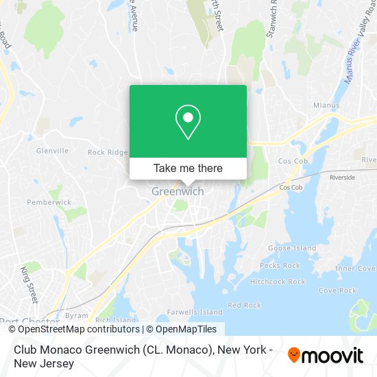 Club Monaco Greenwich (CL. Monaco) map