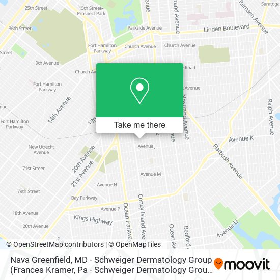 Mapa de Nava Greenfield, MD - Schweiger Dermatology Group