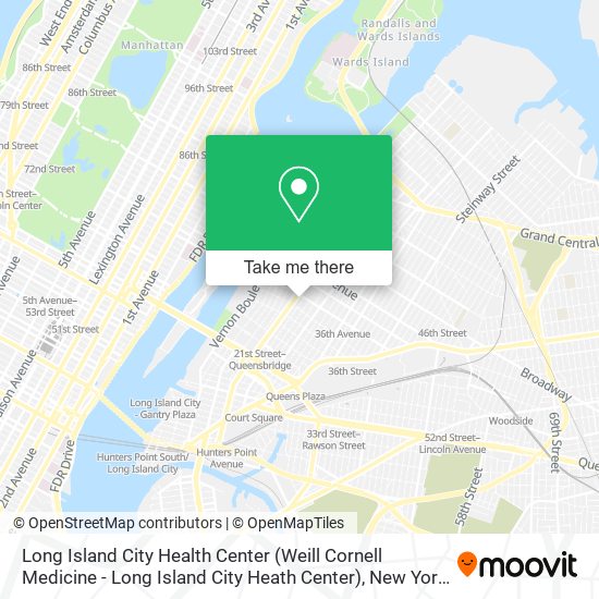 Long Island City Health Center (Weill Cornell Medicine - Long Island City Heath Center) map