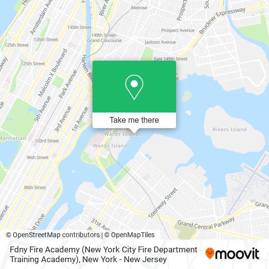 Mapa de Fdny Fire Academy (New York City Fire Department Training Academy)