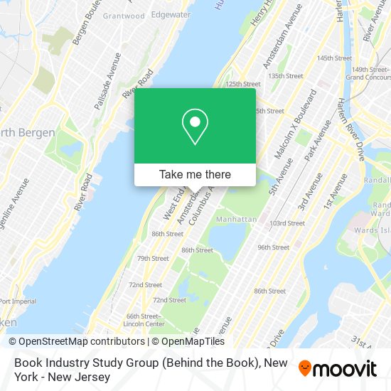 Book Industry Study Group (Behind the Book) map