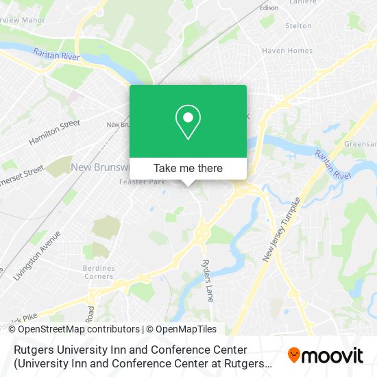 Rutgers University Inn and Conference Center map