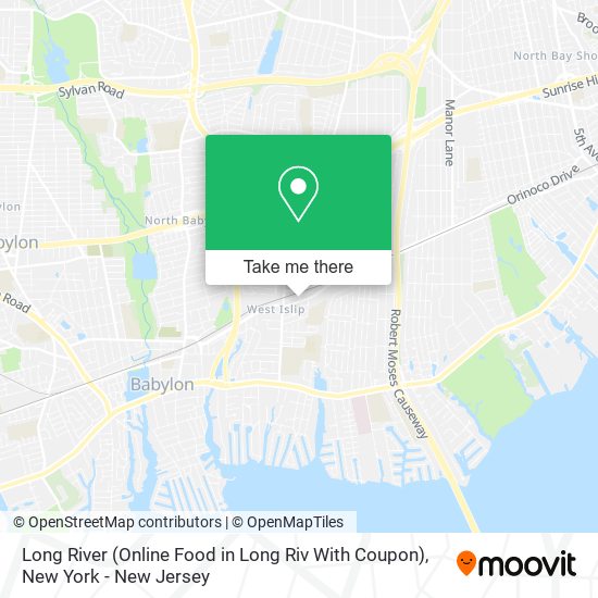 Long River (Online Food in Long Riv With Coupon) map