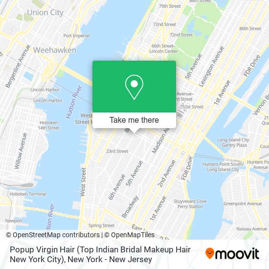 Popup Virgin Hair (Top Indian Bridal Makeup Hair New York City) map