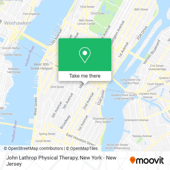 John Lathrop Physical Therapy map