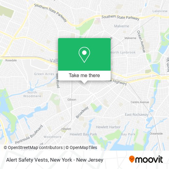 Alert Safety Vests map