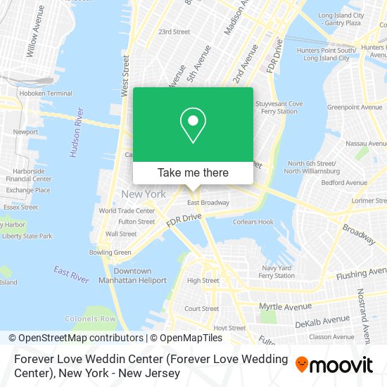 Mapa de Forever Love Weddin Center