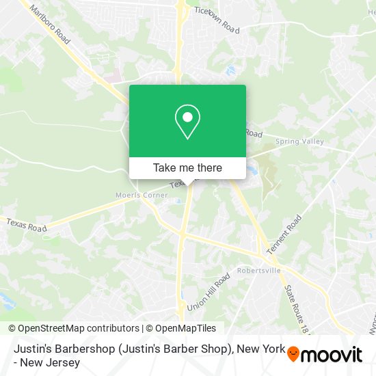 Justin's Barbershop (Justin's Barber Shop) map