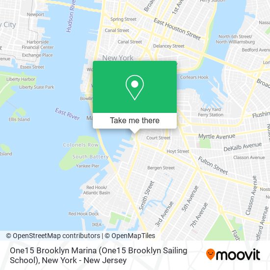 Mapa de One15 Brooklyn Marina (One15 Brooklyn Sailing School)