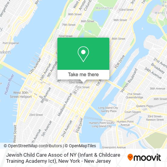 Jewish Child Care Assoc of NY (Infant & Childcare Training Academy Ict) map