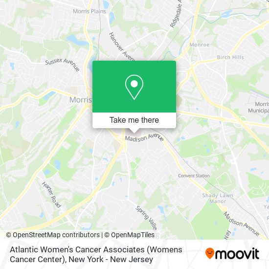 Atlantic Women's Cancer Associates (Womens Cancer Center) map