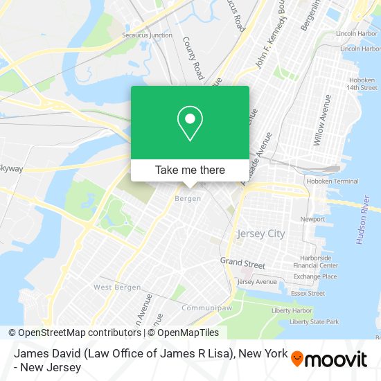 James David (Law Office of James R Lisa) map