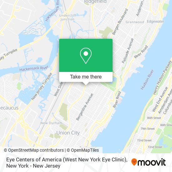 Eye Centers of America (West New York Eye Clinic) map
