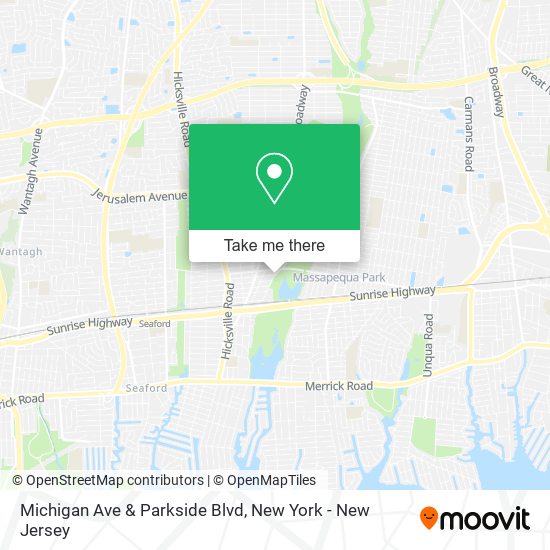 Mapa de Michigan Ave & Parkside Blvd