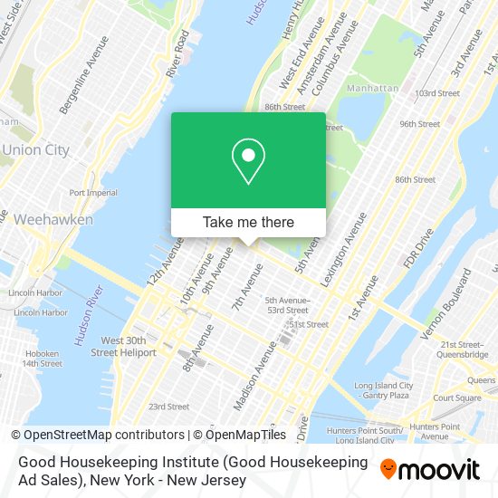 Mapa de Good Housekeeping Institute (Good Housekeeping Ad Sales)