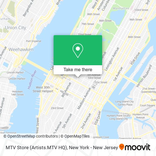 Mapa de MTV Store (Artists.MTV HQ)