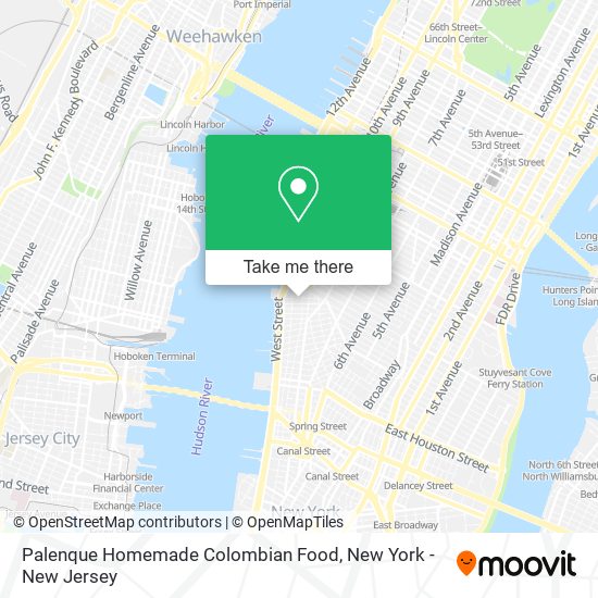 Palenque Homemade Colombian Food map