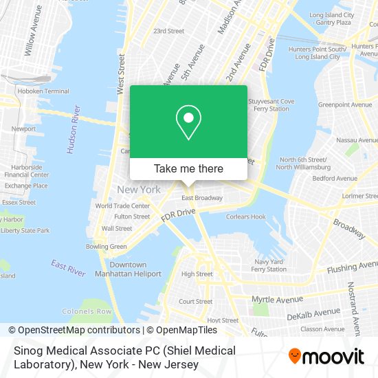 Sinog Medical Associate PC (Shiel Medical Laboratory) map