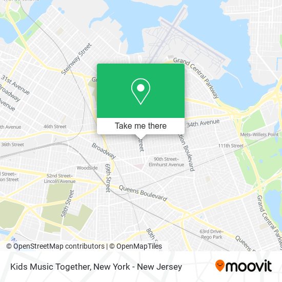 Kids Music Together map