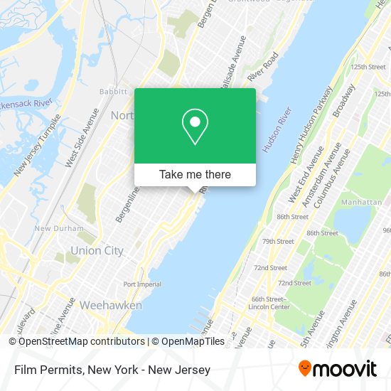 Mapa de Film Permits