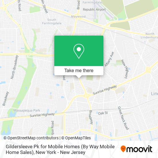 Gildersleeve Pk for Mobile Homes (By Way Mobile Home Sales) map