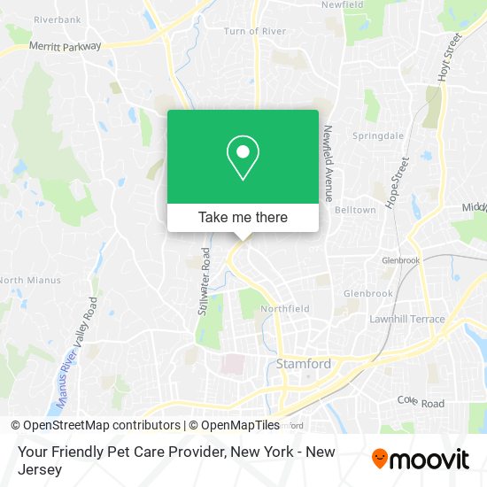 Your Friendly Pet Care Provider map