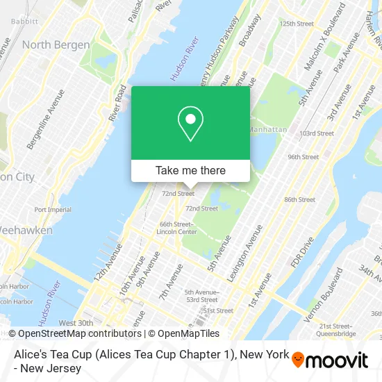 Mapa de Alice's Tea Cup (Alices Tea Cup Chapter 1)